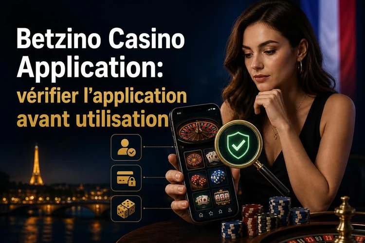 Betzino Casino Application: vérifier l'application avant utilisation