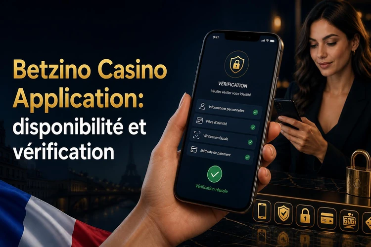 Betzino Casino Application: disponibilité et vérification