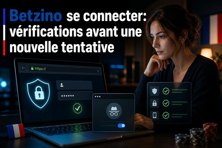 Betzino se connecter: vérifications avant une nouvelle tentative